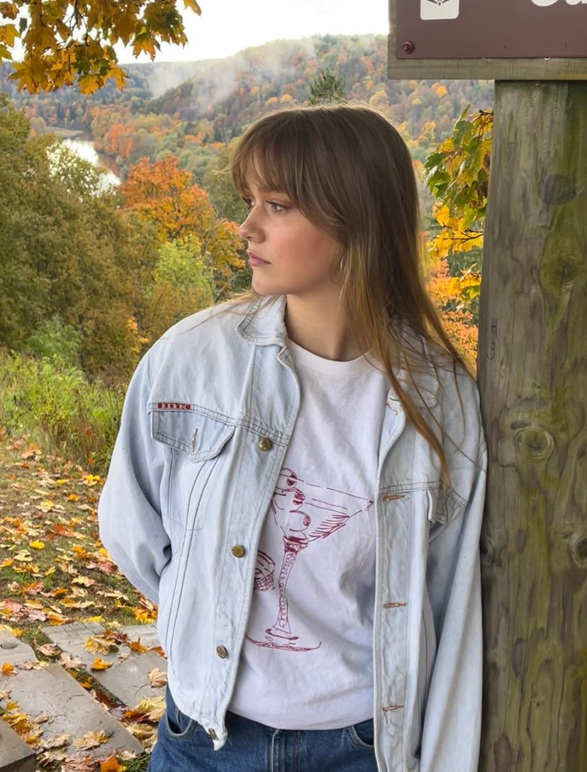 Imperfect Martini T-Shirt White