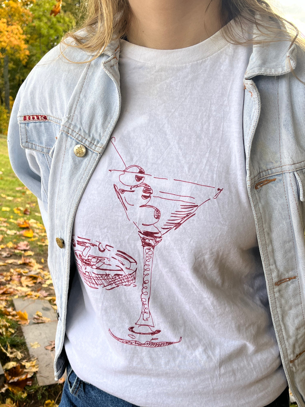 Imperfect Martini T-Shirt White