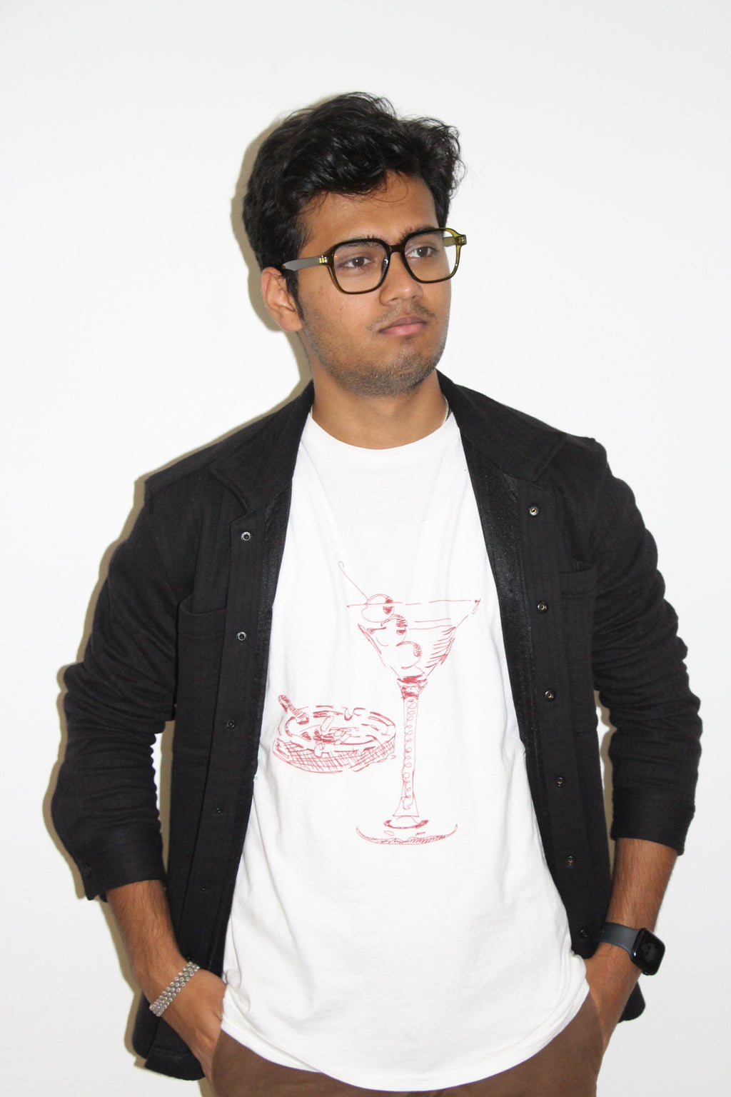 Imperfect Martini T-Shirt White