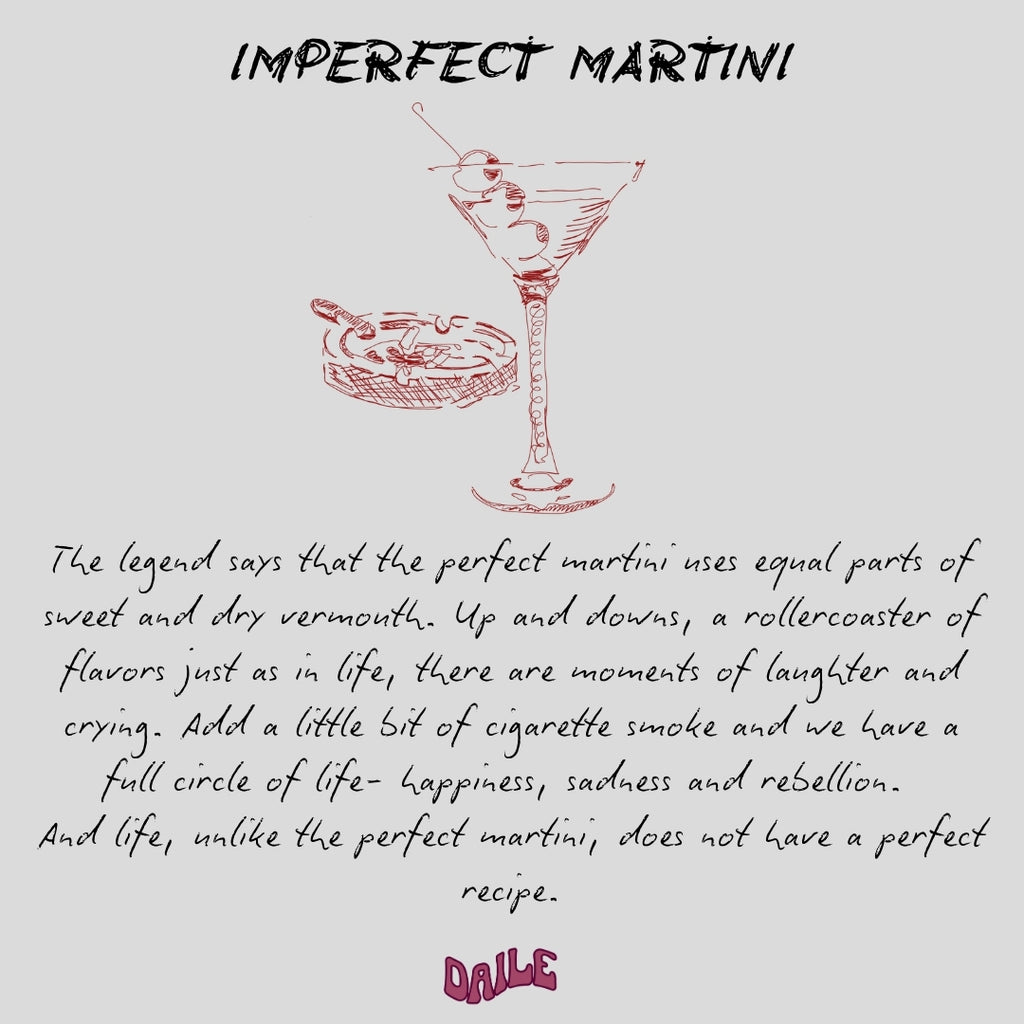 Imperfect Martini T-Shirt White