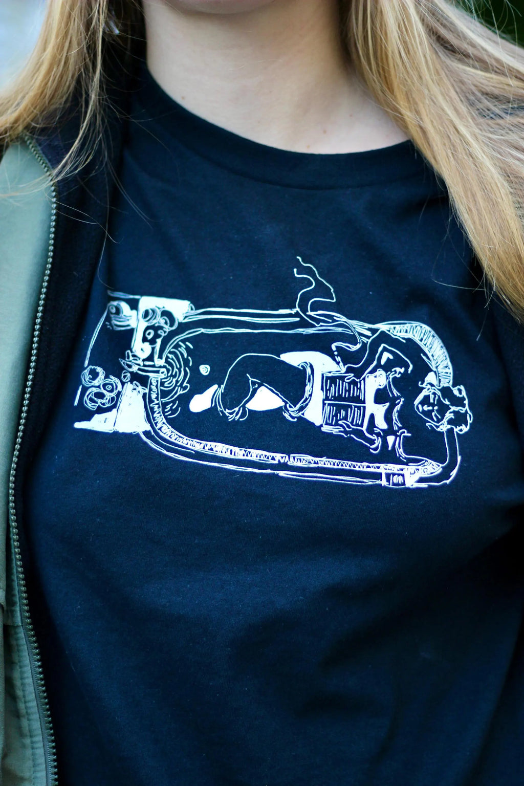 Ripples T-Shirt Black